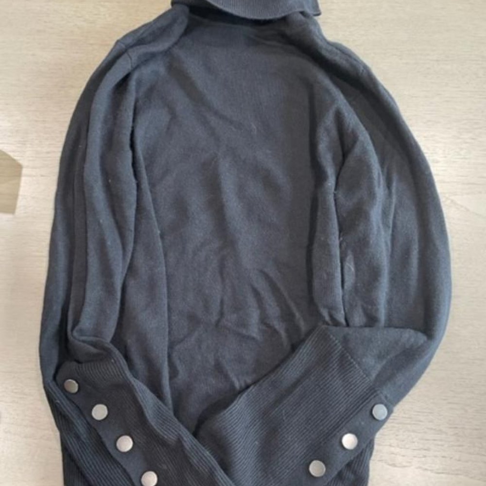 Beautiful Ramy Brook Black Turtleneck Sweater!